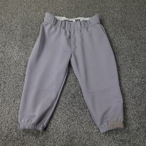 Wilson Pants Mens Large Gray Baseball Warm Up Jogger Stretch Athletic Active MLB